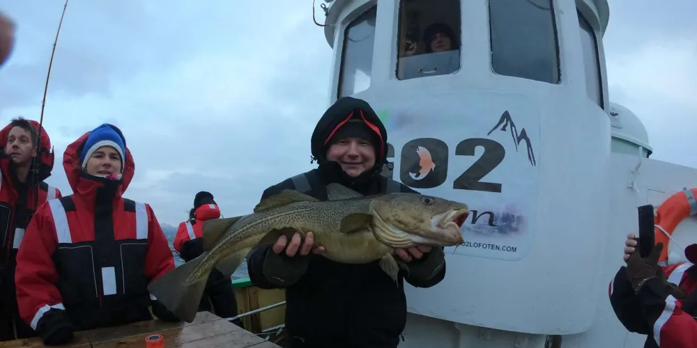 Fishing the Lofoten Sea on the Svolvær boat cruise